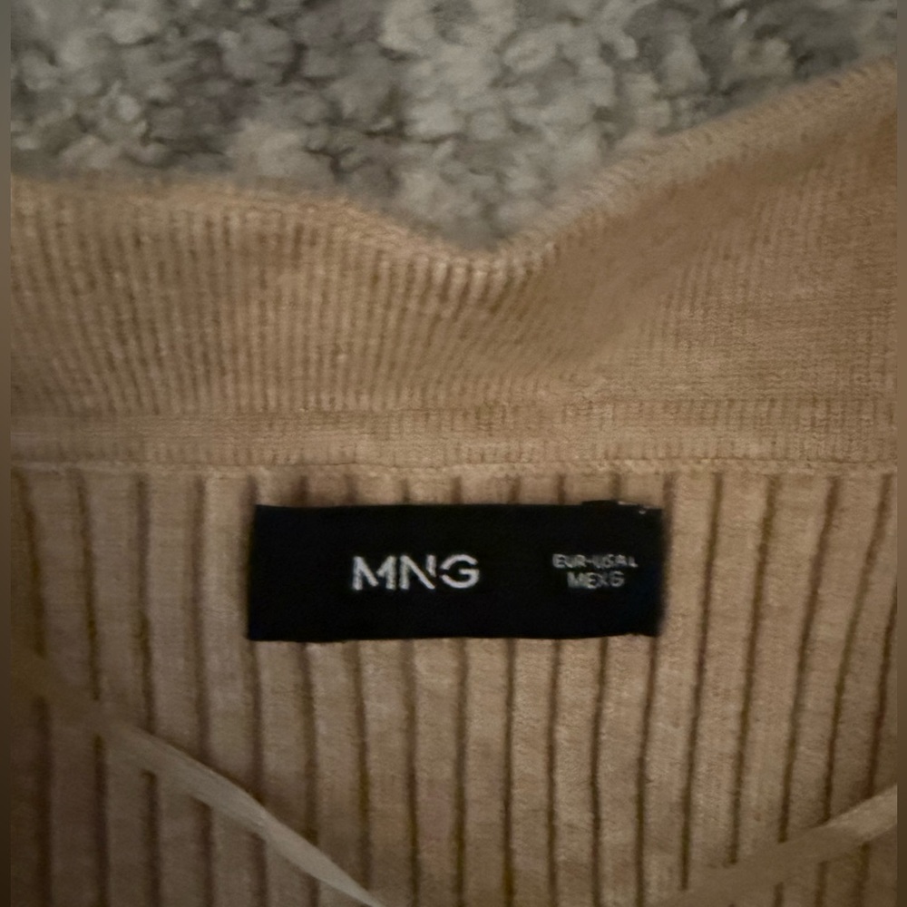 Mango Button Down Knit Collared Tank - image 2